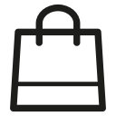bag, cart, ecommerce, shop svg vector icon