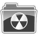 burn, folder icon