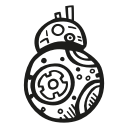bb8, fan art, scifi, star wars, starwars svg vector icon