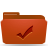 folder, red, todos icon