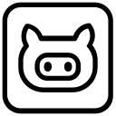 github, media, network, social svg vector icon