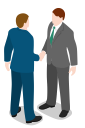business, businessman, finance, male, man, meeting, people, standing svg vector icon