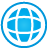 basic, blue, web icon