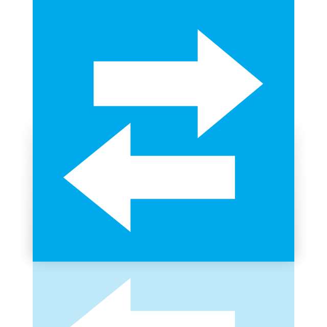 live, mirror, sync icon