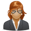 girl, lady, user, woman icon