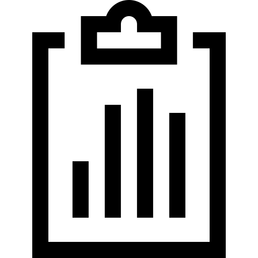Clipboardchart svg vector icon