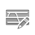 wave,cut,pencil icon