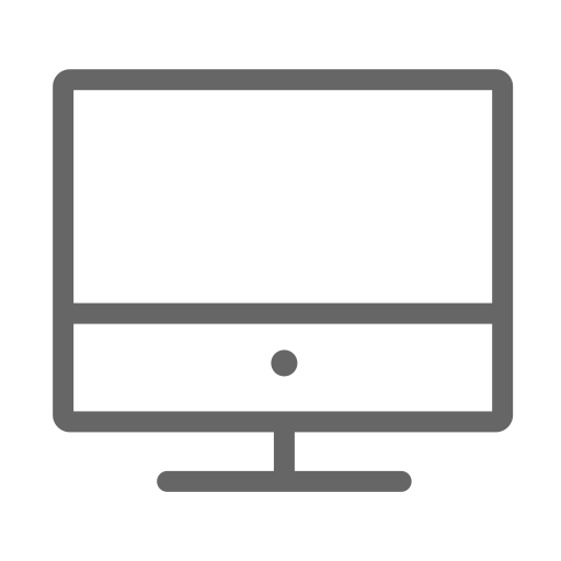 Computer svg vector icon