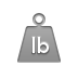 weight,pound icon