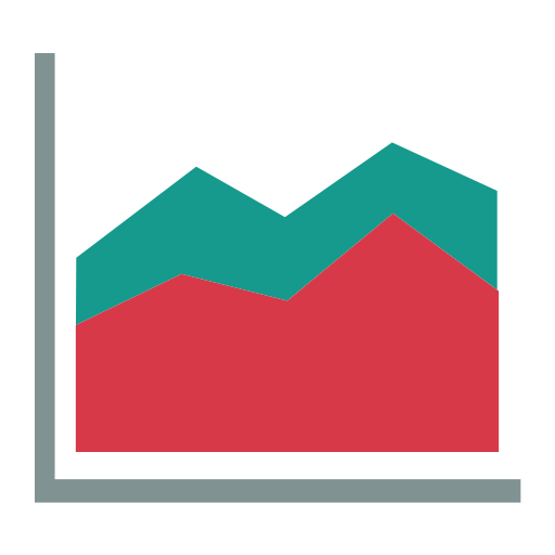 Stacked Graph svg vector icon
