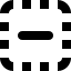 marquee,minus icon