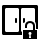 cabinet,lock,open icon