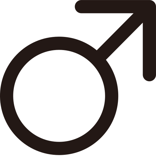 Male svg vector icon