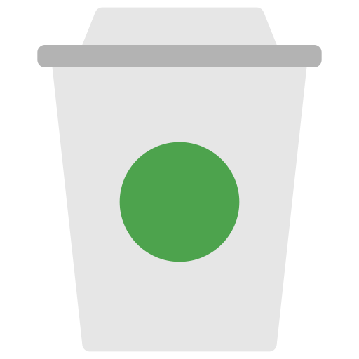 Food Color Coffe Long svg vector icon
