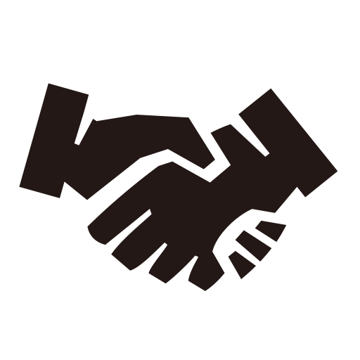 Cooperation svg vector icon
