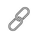 clip, link, link attached, twitter svg vector icon