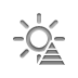 brightness,pyramid icon