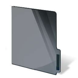black,closed,folder icon