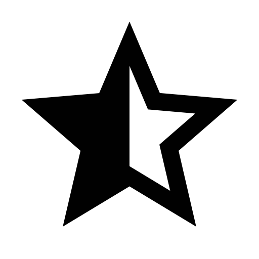 Ic Star Half svg vector icon
