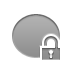 ellipse,lock,open icon
