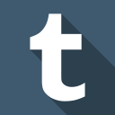 social, tumbler, tumblr svg vector icon