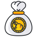 bag, coin, game, go, play, pokemon svg vector icon