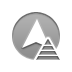 arrowhead,up,pyramid icon