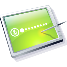 tablet,lime icon