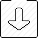 arrow, download, loading, share, storage, upload svg vector icon