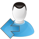 left, user icon