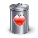 recycle,love,bin,valentine icon