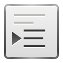 format,indent,more icon