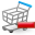 delete, shoppingcart icon