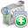 add, videocamera icon