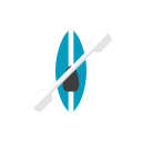 canoe svg vector icon