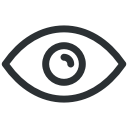 eye, eyes, face, makeup, red eye, see, vision svg vector icon