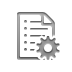 list,gear icon