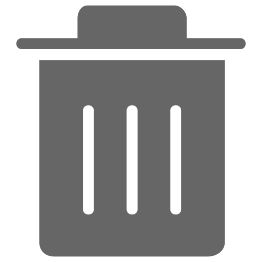 Delete svg vector icon