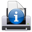 gtk,print,report,attention,information,info,about,printer icon