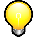 alert, bulb, create, idea, on, think icon