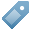 gray, tag icon