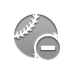 ball,baseball,delete icon