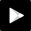 media, play, social, square, store svg vector icon