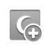 red,crescent,add icon
