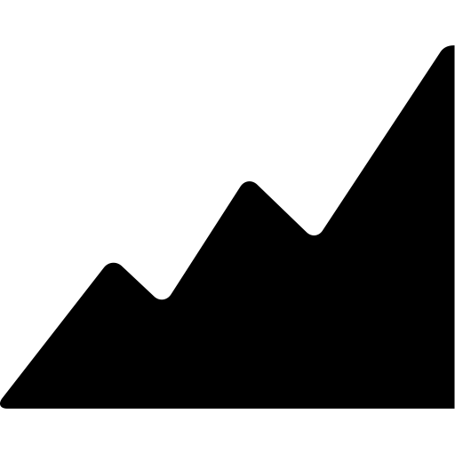 Area Graph svg vector icon