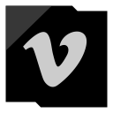 company, logo, media, social, vimeo svg vector icon