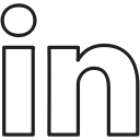 linkedin, media, network, social svg vector icon