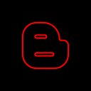 blogger, media, share, social svg vector icon