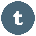 tumblr svg vector icon