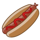 hot,dog,ketchup,animal icon